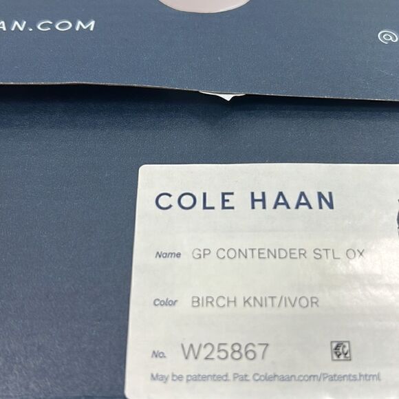 Cole Haan GrandPro Contender Oxford- Birch Knit/ Ivory- Size 10 NIB - Picture 7 of 7